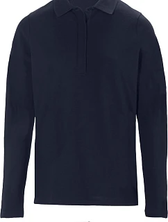 NEOBLU Owen LSL Women Dámske polo s hustým piké vzorom a dlhým rukávom 24.4397 night blue