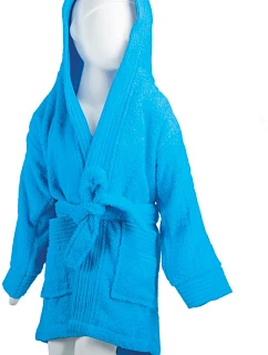 The One Towelling Kids Bathrobe Detský župan 48.1013 tyrkysový