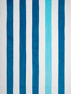 The One Towelling Towel Stripe Plážová osuška „Stripe“ 48.1056 petrol/mint