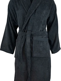 The One Towelling Organic Bathrobe Župan z organickej bavlny 48.1084 antracit