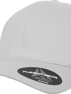 Flexfit 180A 6-panelová čiapka „Delta“ 55.180A strieborná