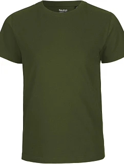 Neutral O 30001 Detské tričko z biobavlny 77.3001 military