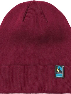 Neutral O 93055 Pletená čiapka z organického materiálu s certifikátom Fairtrade 77.9355 bordó