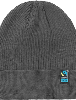 Neutral O 93056 Pletená čiapka z organického materiálu s certifikátom Fairtrade 77.9356 charcoal