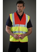 Bezpečnostná vesta Yoko HVW 100 Hi-Vis 79.W100, kráľovská modrá Bezpečnostná vesta Yoko HVW 100 Hi-Vis 79.W100, kráľovská modrá