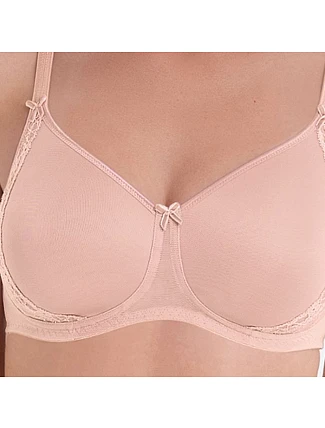 Mäkká podprsenka Lace Rose s penovou výplňou 5618 rosewood - RosaFaia Mäkká podprsenka Lace Rose s penovou výplňou 5618 rosewood - RosaFaia