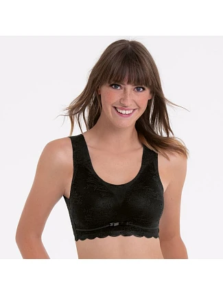 Esenciálna čipkovaná braletka s penovou výplňou 5400 black - Anita Classix Esenciálna čipkovaná braletka s penovou výplňou 5400 black - Anita Classix