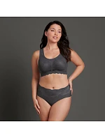 Essential Lace vyšší strih 1304 anthracite - Anita Classix Essential Lace vyšší strih 1304 anthracite - Anita Classix