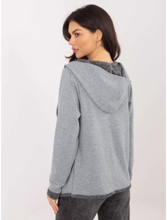 Mikina D68450M01066D3 sivá