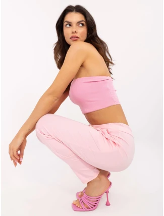 Nohavice DHJ SP 9283.83P svetloružové Nohavice DHJ SP 9283.83P svetloružové