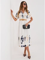 Šaty IR SK 2689 1.88 biela a tmavomodrá Šaty IR SK 2689 1.88 biela a tmavomodrá