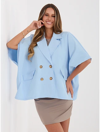 IT KR kabát FL10153KSM.91 svetlomodrý IT KR kabát FL10153KSM.91 svetlomodrý