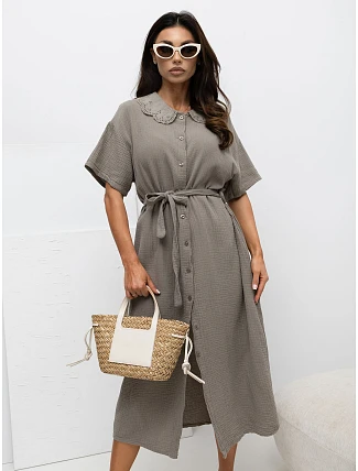 Šaty MI SK 3426.91 tmavo lila