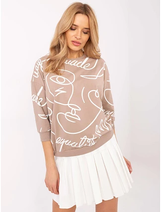 Blúzka RV BZ A267 1.58 tmavá lila Blúzka RV BZ A267 1.58 tmavá lila