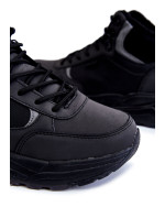 Pánska zateplená treková obuv Cross Jeans KK1R4031C black