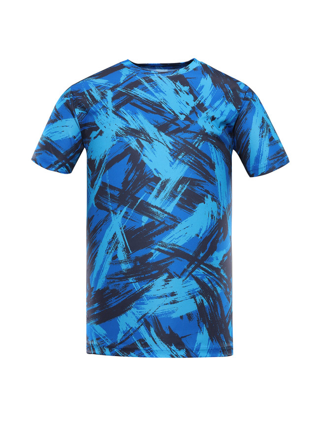 Pánske funkčné tričko ALPINE PRO QUATR neon atomic blue pe