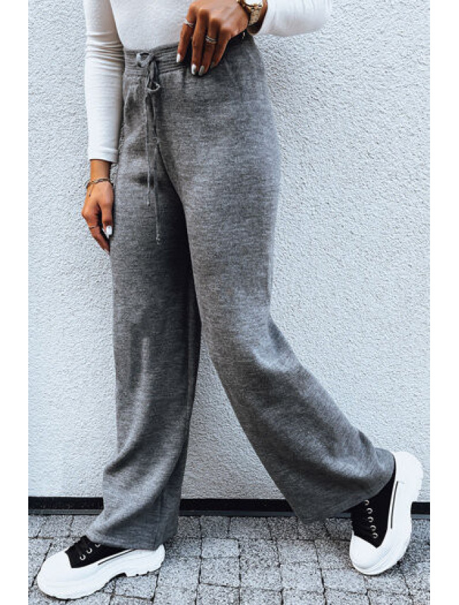 LAKELIFE dámské široké kalhoty antracit Dstreet UY1687