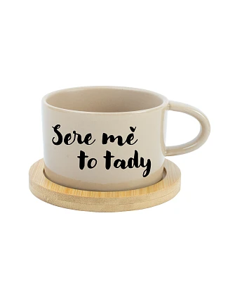 SERE ME THIS WAY - krémový pohár na makrónky 200 ml