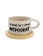 NEZABUDNITE - krémový pohár na makrónky 200 ml NEZABUDNITE - krémový pohár na makrónky 200 ml