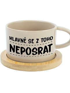 NEZABUDNITE - krémový pohár na makrónky 200 ml