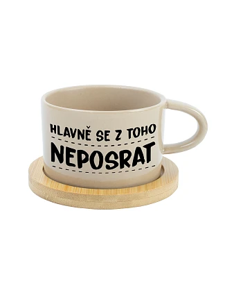 NEZABUDNITE - krémový pohár na makrónky 200 ml NEZABUDNITE - krémový pohár na makrónky 200 ml