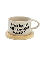 CHCELI BY SME KONEČNE MÁŤ KLID! - šálka na krémovú makrónku 200 ml