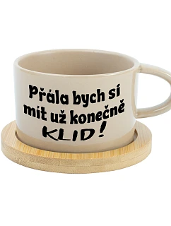 CHCELI BY SME KONEČNE MÁŤ KLID! - šálka na krémovú makrónku 200 ml