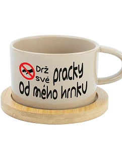 HOLD YOBS BY MY BREAD - pohár na krémové makrónky 200 ml