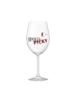 SPOLUPIČKY – číra sklenená pohár na víno 350 ml SPOLUPIČKY – číra sklenená pohár na víno 350 ml
