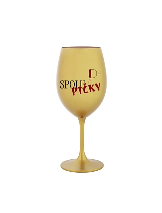 SPOLUPIČKY – zlatá pohár na víno 350 ml SPOLUPIČKY – zlatá pohár na víno 350 ml