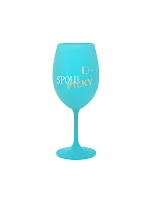 SPOLUPIČKY – tyrkysová pohár na víno 350 ml SPOLUPIČKY – tyrkysová pohár na víno 350 ml