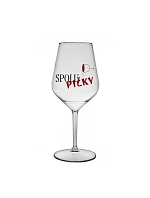 SPOLUPIČKY – číra nerozbitná sklenená pohár na víno 470 ml SPOLUPIČKY – číra nerozbitná sklenená pohár na víno 470 ml