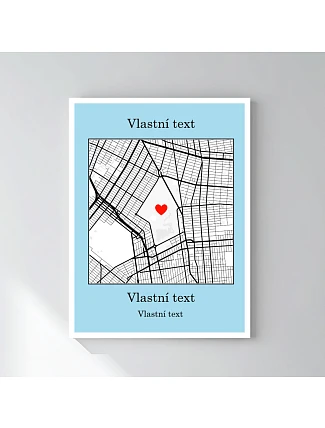 Personalizovaný magický fotorámik – 30x40 – mapa Personalizovaný magický fotorámik – 30x40 – mapa