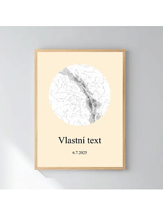 Personalizovaný magický fotorámik – 30x40 – hviezdna mapa Personalizovaný magický fotorámik – 30x40 – hviezdna mapa
