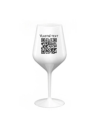Personalizovaná nerozbitná sklenená pohár s QR kódom Personalizovaná nerozbitná sklenená pohár s QR kódom