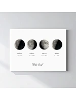 Personalizovaný magický fotob obraz v ráme – 30 x 40 – fázy mesiaca v rodine Personalizovaný magický fotob obraz v ráme – 30 x 40 – fázy mesiaca v rodine