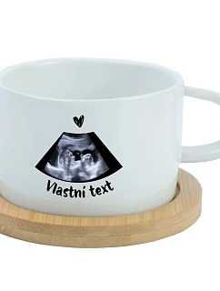 Personalizovaný keramický hrnček „MAKRONKA“ s ultrazvukom