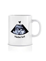 Personalizovaný klasický biely keramický hrnček s objemom 300 ml vyrobený ultrazvukovou technológiou Personalizovaný klasický biely keramický hrnček s objemom 300 ml vyrobený ultrazvukovou technológiou