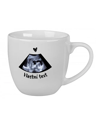 Personalizovaný keramický hrnček s objemom 400 ml vyrobený ultrazvukom