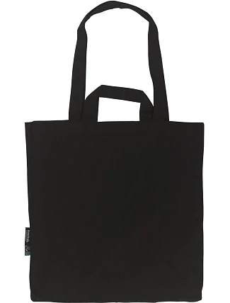 Neutral O 90030 Fairtrade taška z bio bavlny s keprovou väzbou 77.9030 čierna