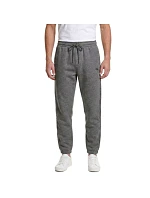 Calvin Klein Fleecové nohavice s logom Jogger Grey Heather - LZ04LE291G-P7E