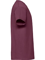 Fruit of the Loom Iconic 195 T Pánske tričko z hrubého materiálu 16.1422 bordová