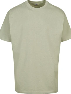 Build your Brand BY 102 Oversize tričko z hrubej bavlny 56.0102 soft salvia
