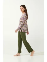Vamp - Dámske pyžamo s kvetmi 21064 - Vamp
