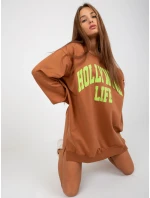 Mikina VI BL 3102.01P svetlo hnedá