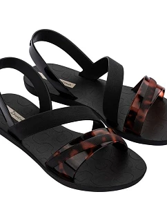 Ipanema dámske sandále Vibrant Sandal Fem módne pohodlné čierne dámske sandále