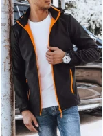 Pánska softshellová bunda čierna FashionStreet TX4175