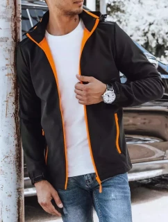 Pánska softshellová bunda čierna FashionStreet TX4175