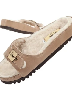 Scholl Iconic MEG Taupe W F303171062 dámske žabky