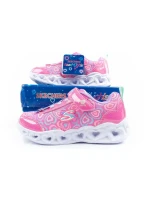 Skechers S Lighs-Heart Topánky pre dievčatá Športové pohodlné LED
